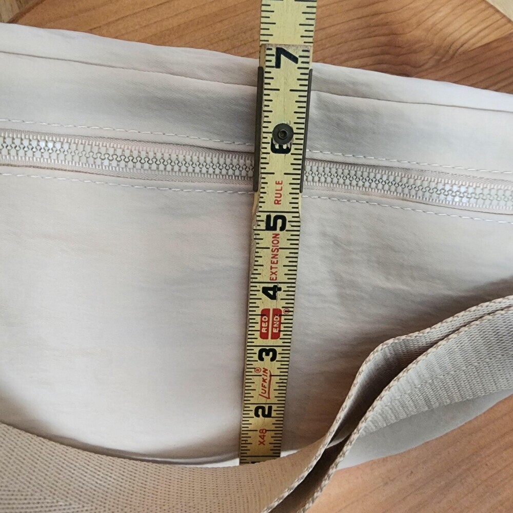 BEIS The Pack Nylon Belt Bag Womens Medium Beige Nylon Crossbody Travel - Picture 15 of 15